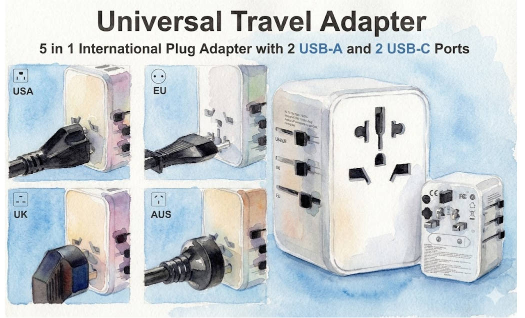 Universal Travel Adapter (70W)