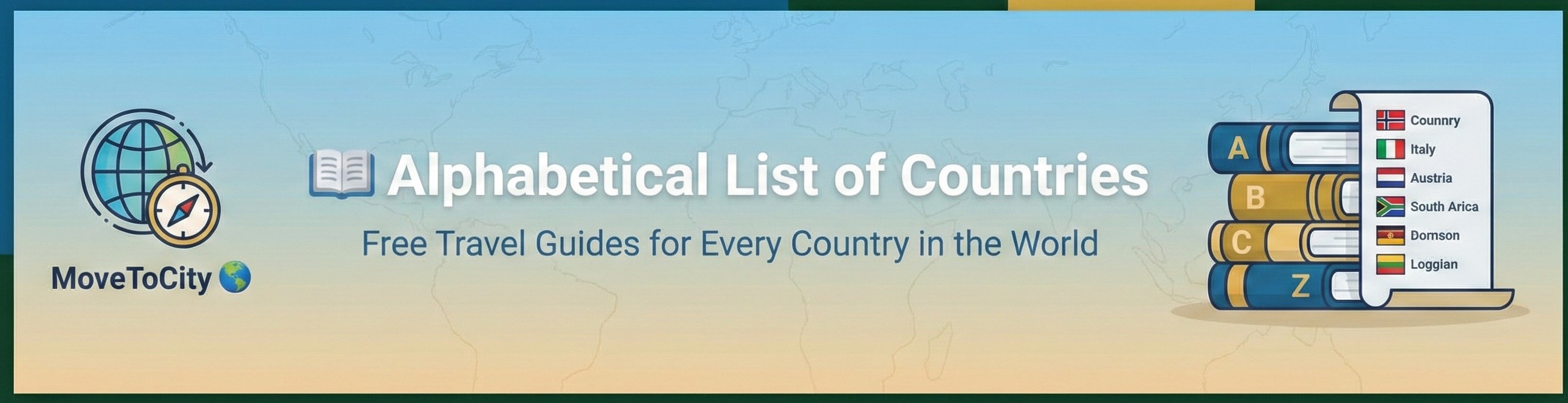 Alphabetical List of Countries - Free Travel Guides for Every Country in the World
